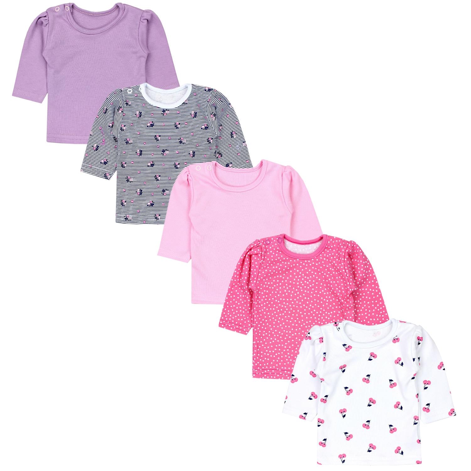 Baby Langarmshirt - 5er Set