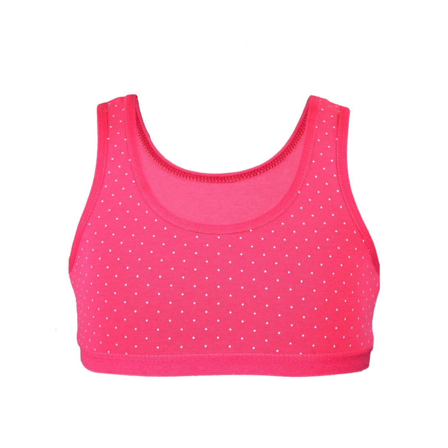 Mädchen Bustier breite Träger- 5er Set