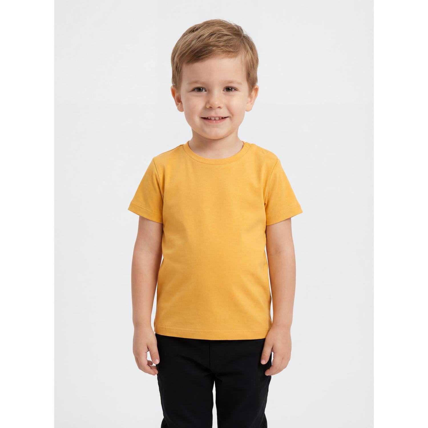 Kurzarm-Shirt mit Aufdruck - 5er Set