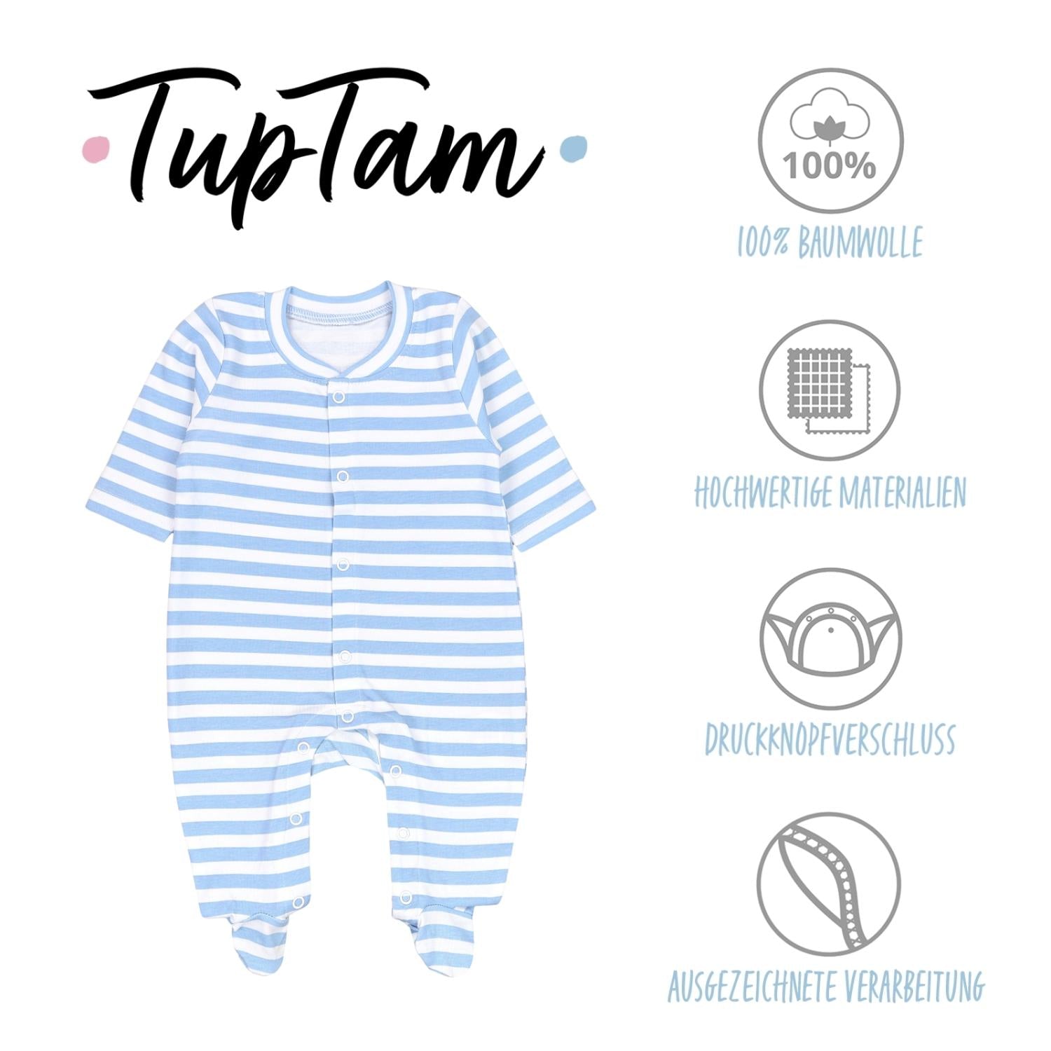 Schlafstrampler Langarm - 3er Set