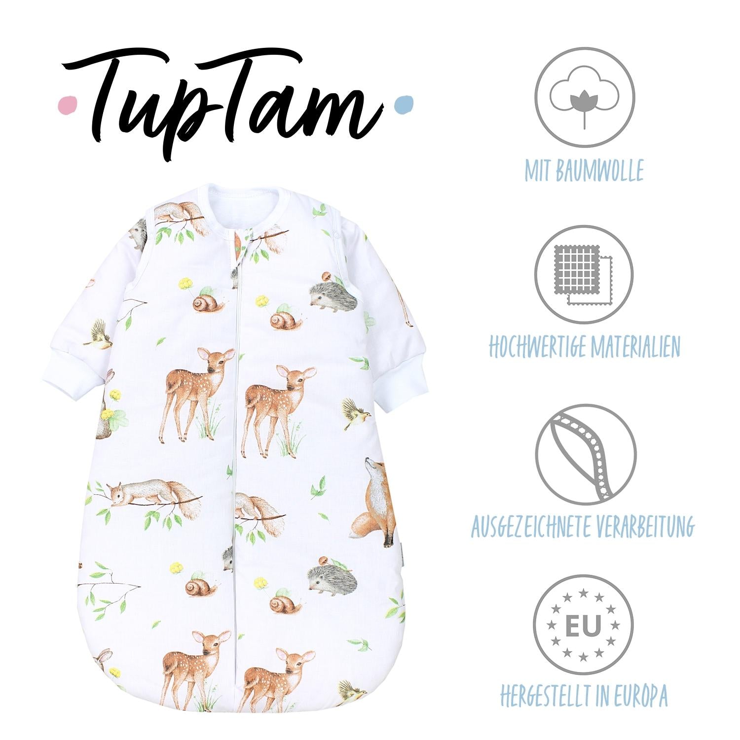 Schlafsack mit abnehmbaren Ärmeln 2.5 TOG