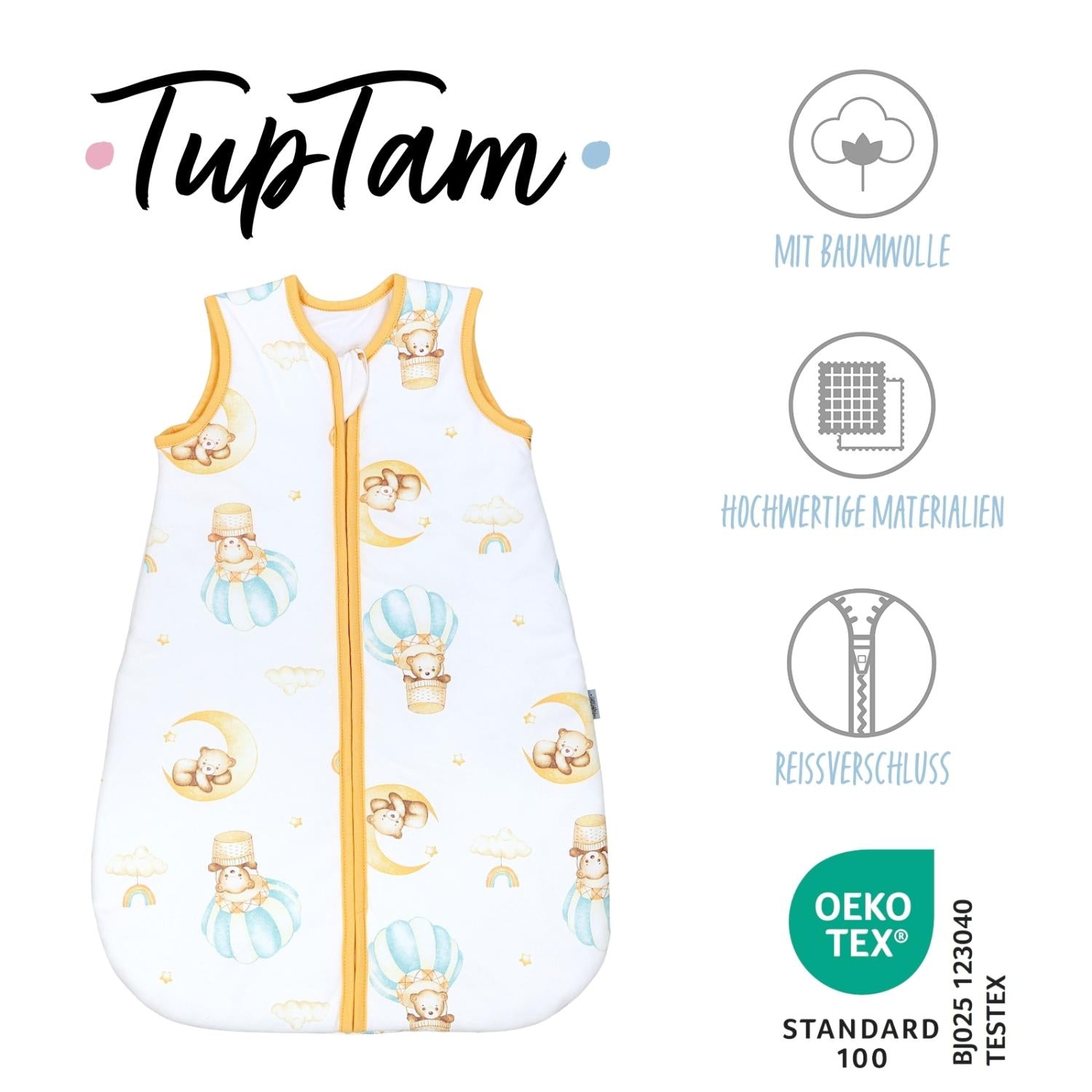 Kugelschlafsack ohne Ärmel 2,5 TOG