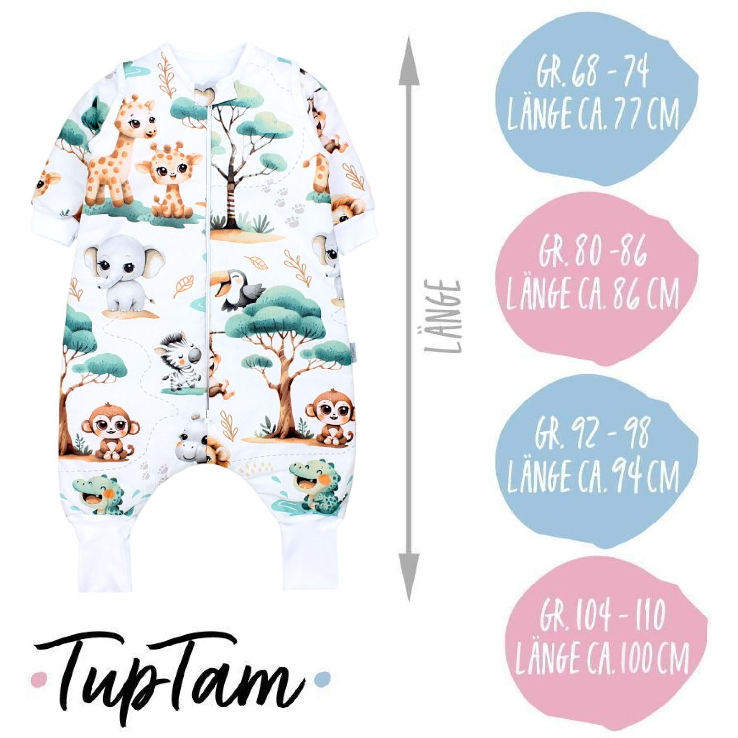 Schlafsack mit Beinen und Ärmeln, Winterschlafsack 2,5 TOG