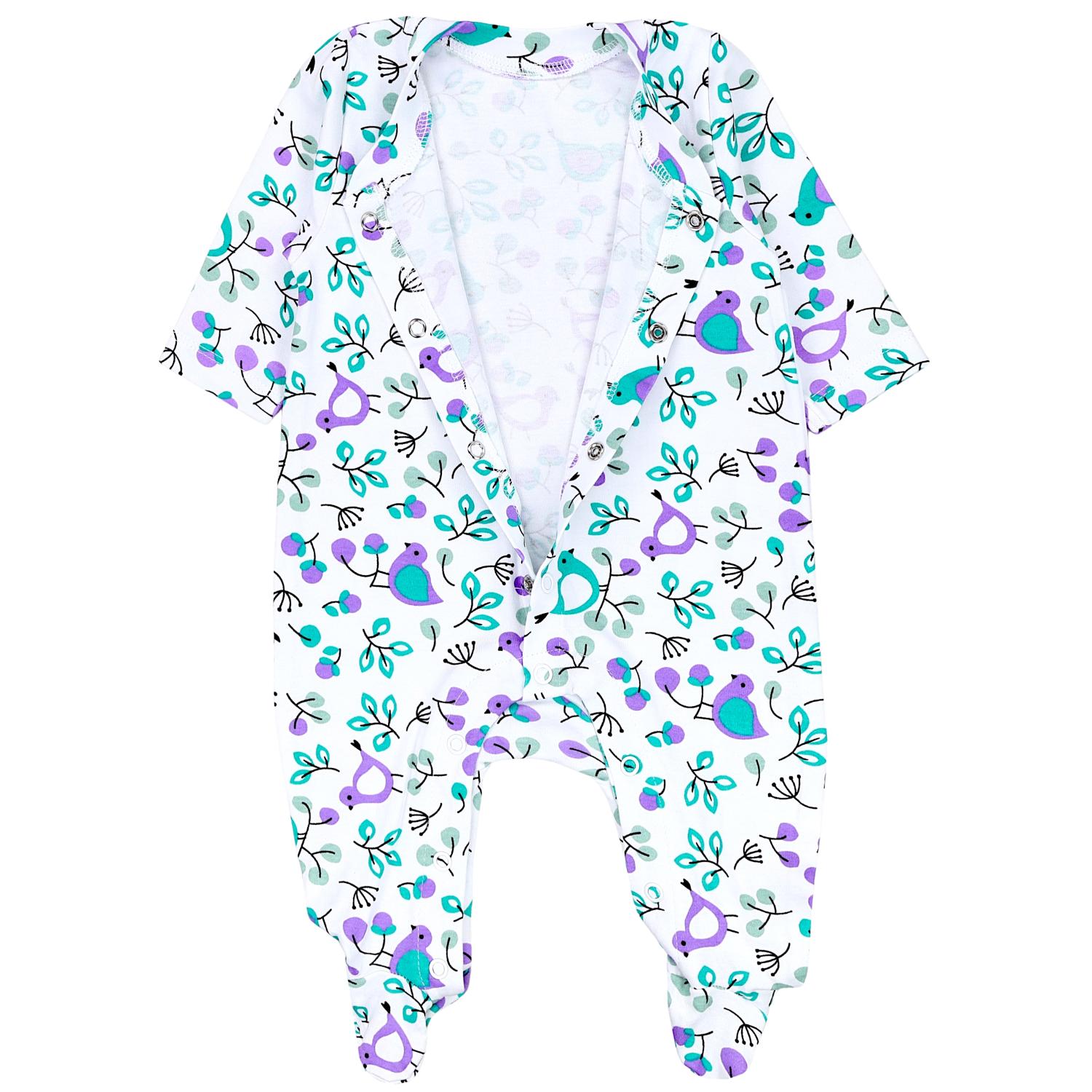 Schlafstrampler mit Fuß - 3er Set