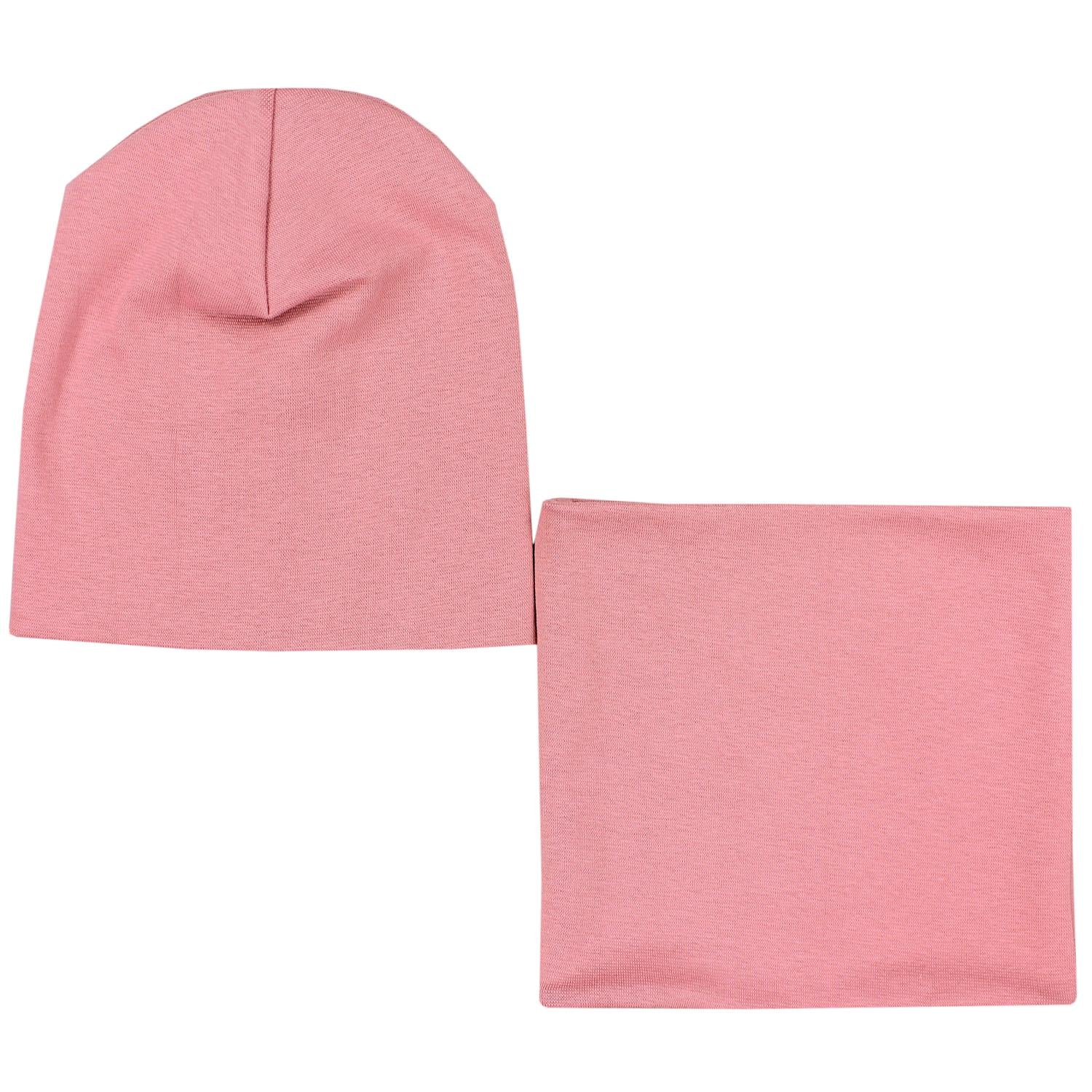 Kinder Beanie Mütze Schlauchschal Set