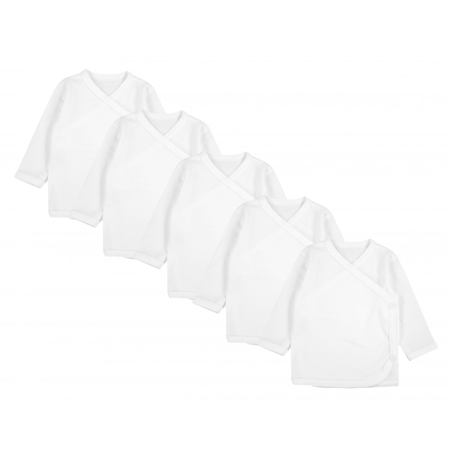 Langarm- Wickelshirt - 5er Set