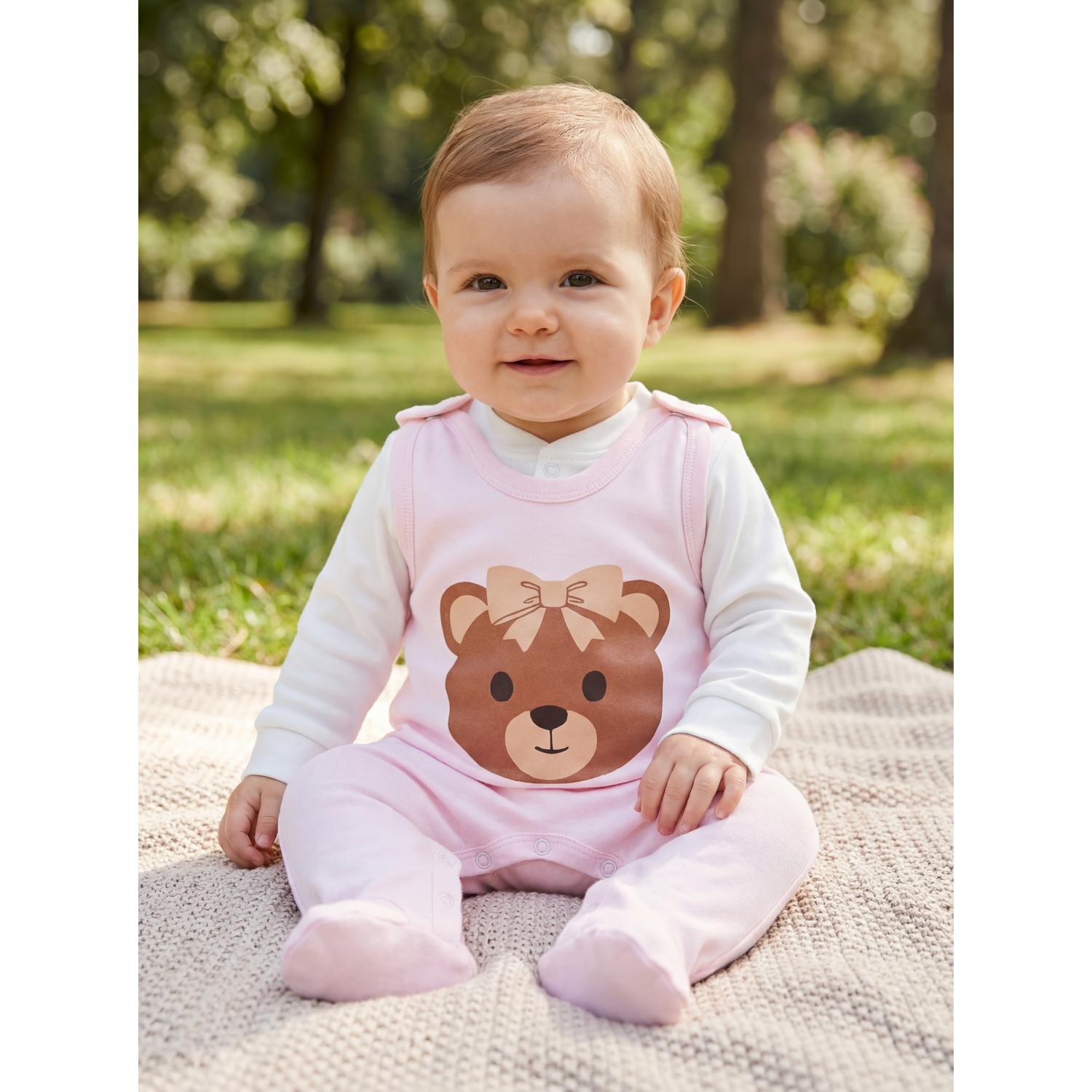 Strampler mit Langarmshirt- Set