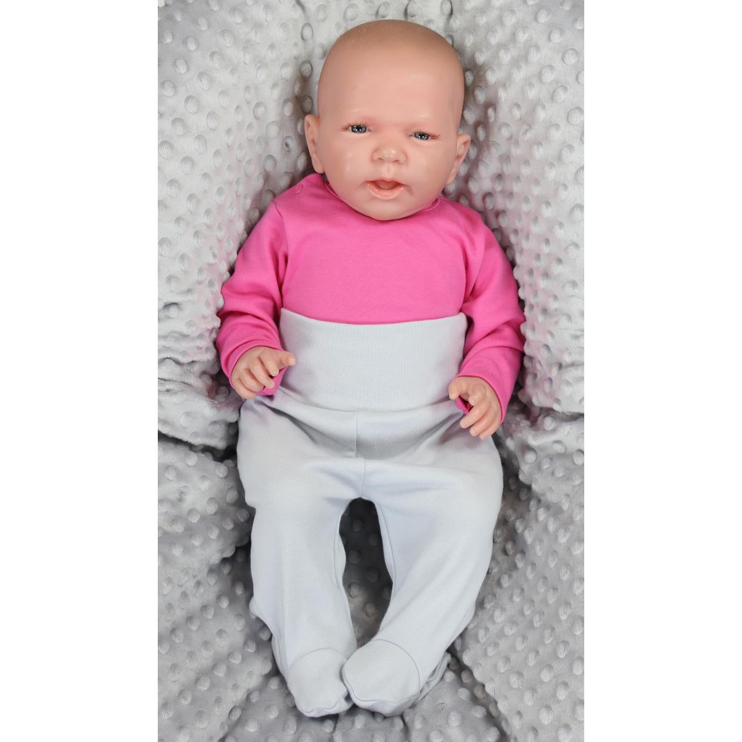 Baby Body Langarm Unifarben - 5er Set