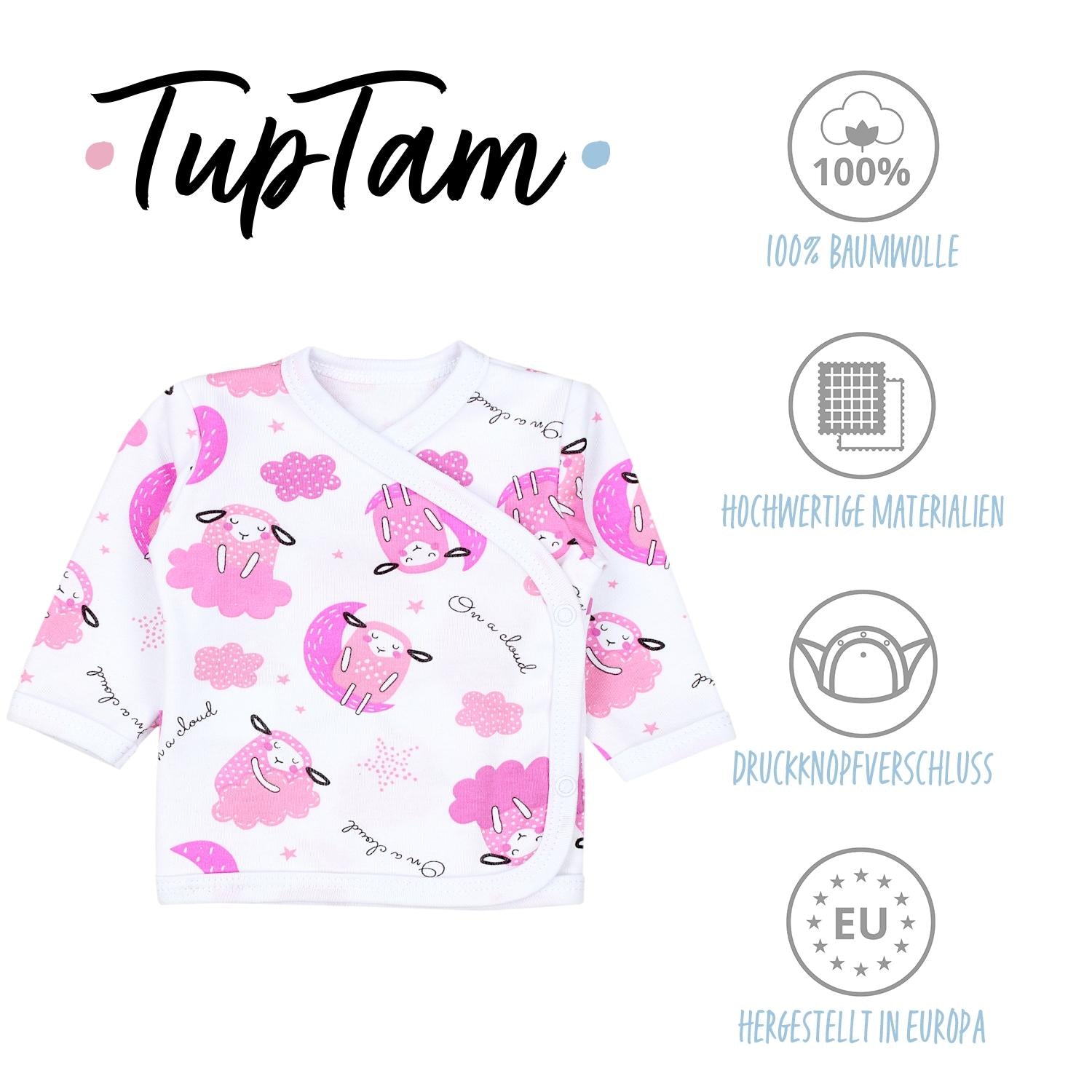 Langarm- Wickelshirt - 5er Set
