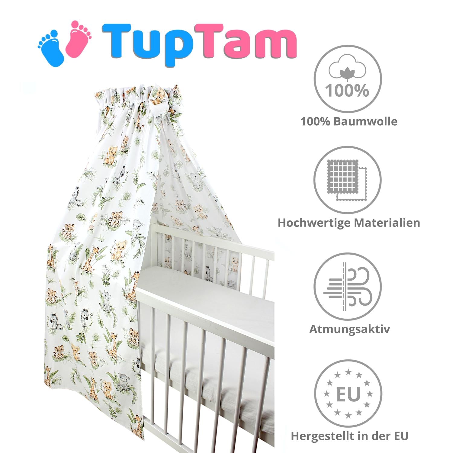 Babybett Himmel mit Schleifchen