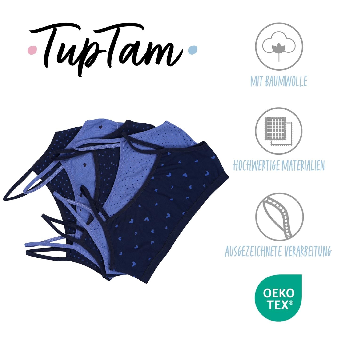 Mädchen Bustier - 5er Set