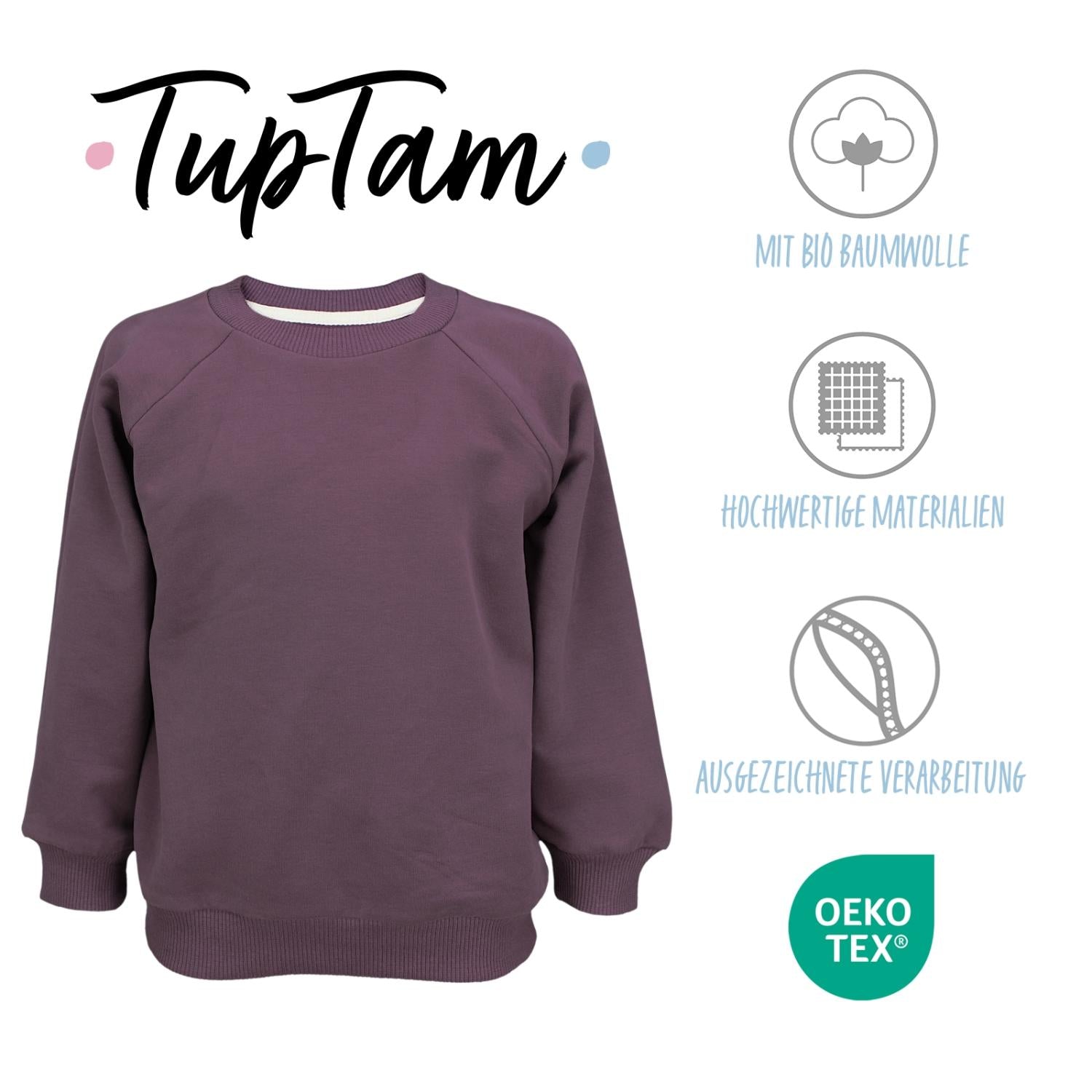 Sweatshirt Bio- Baumwolle
