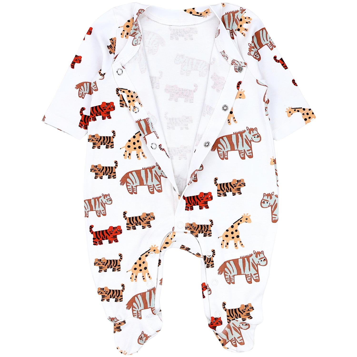 Jungen Schlafstrampler mit Fuß 3er Pack