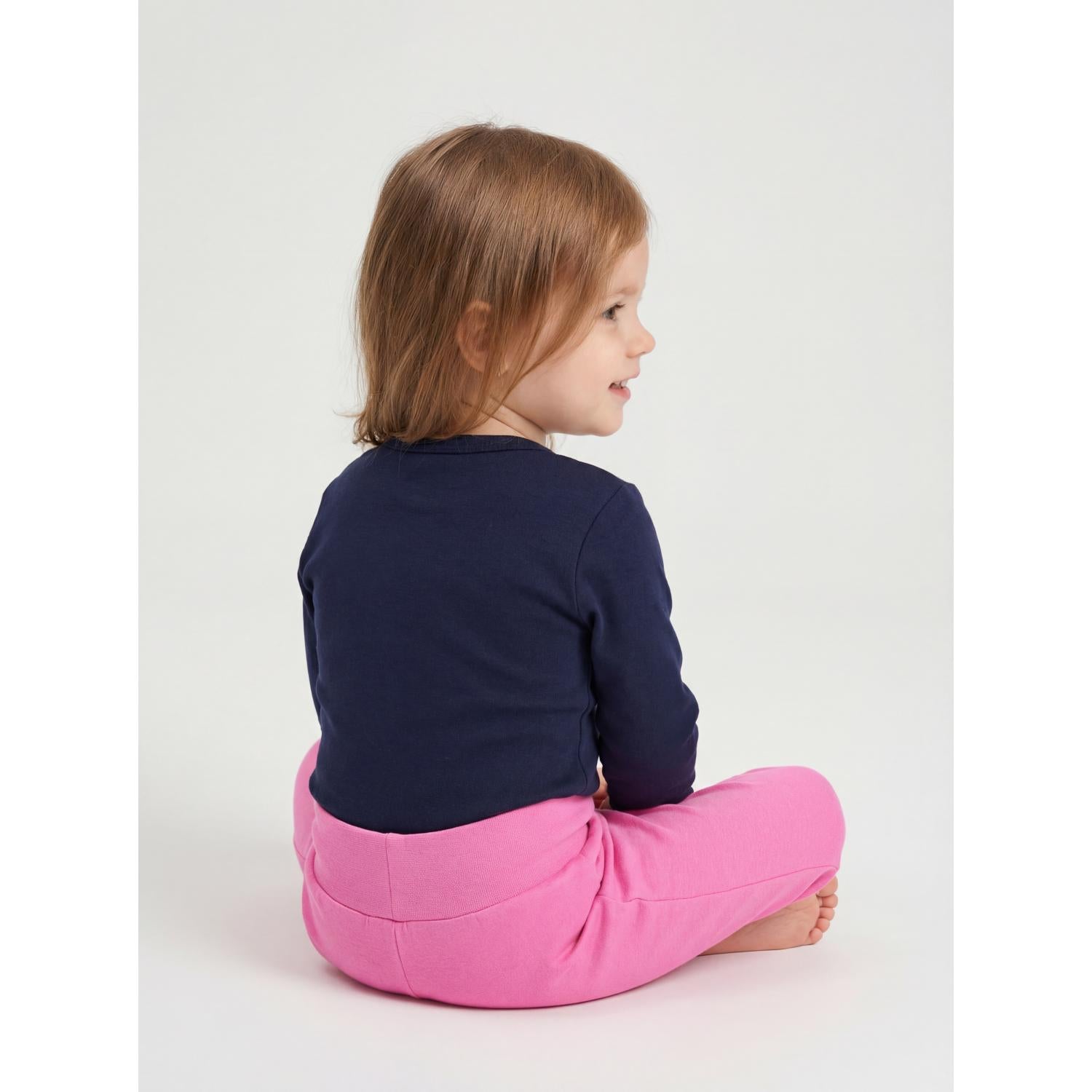 Langarm- Body mit Aufdruck - 5er Set