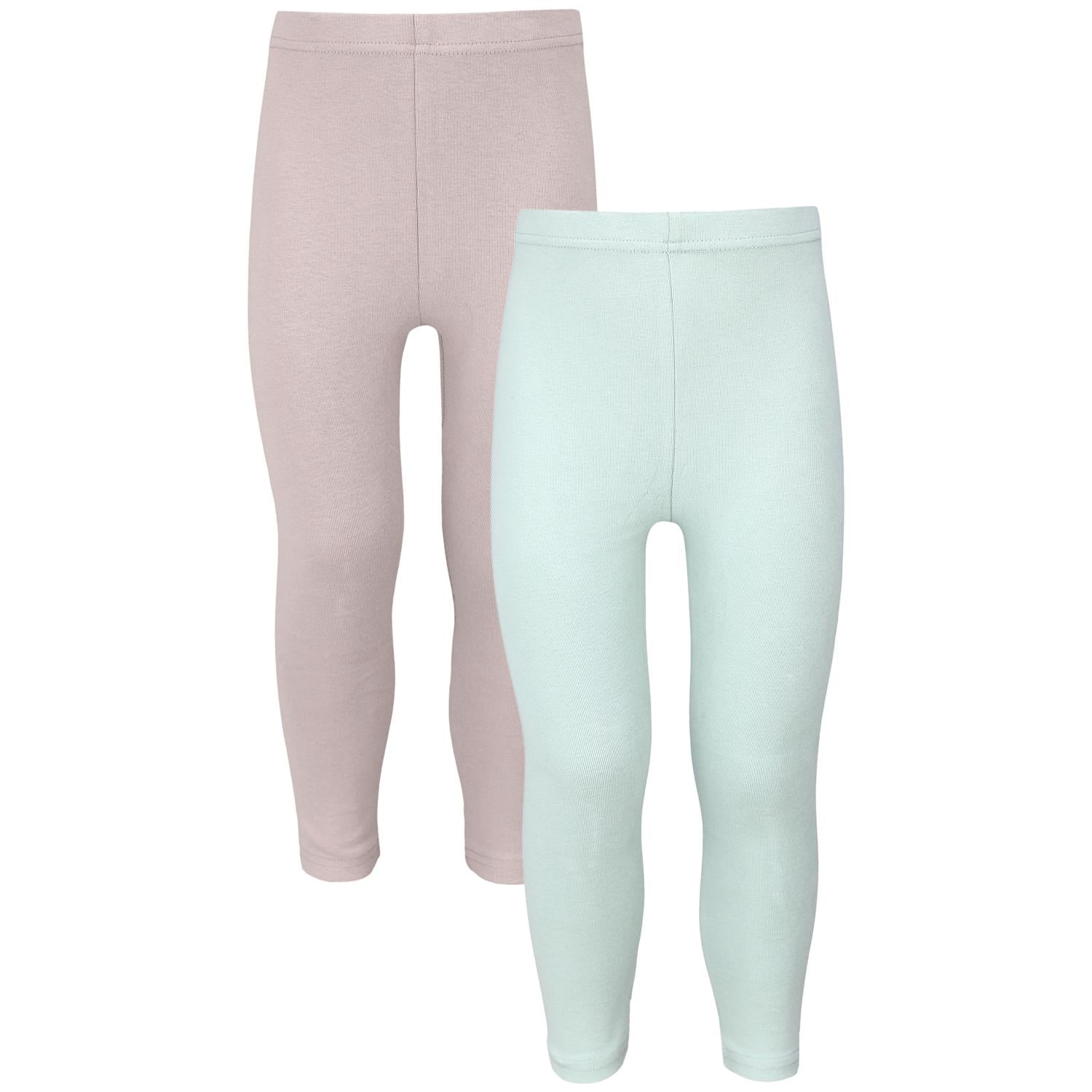 Weiche Leggings Mädchen 2er Pack