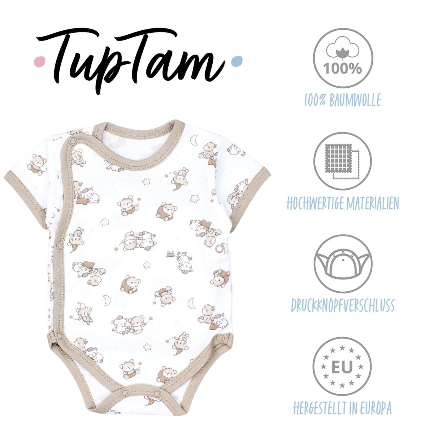 Wickelbody Kurzarm - 5er Set