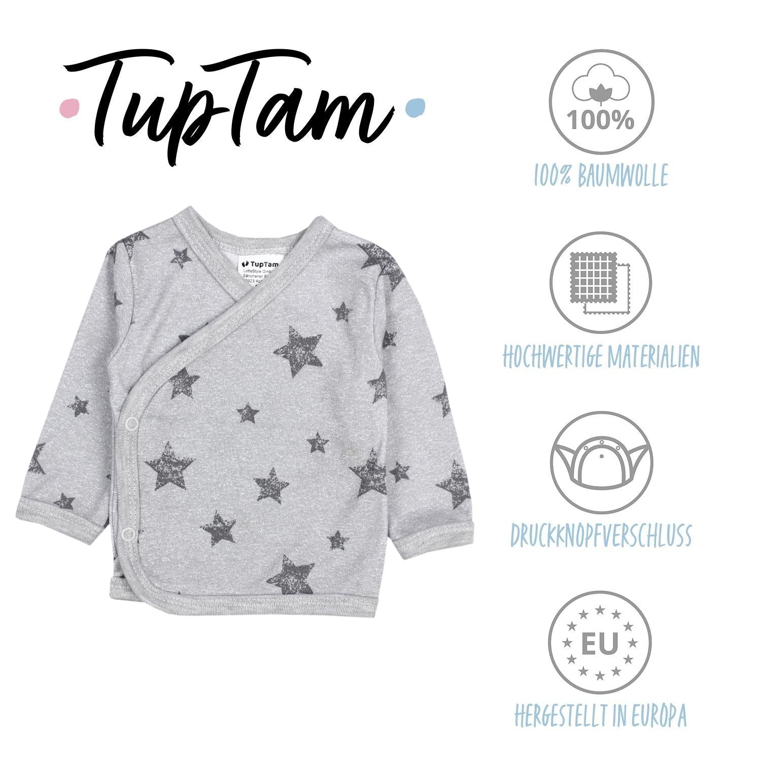 Langarm Wickelshirt - 5er Set