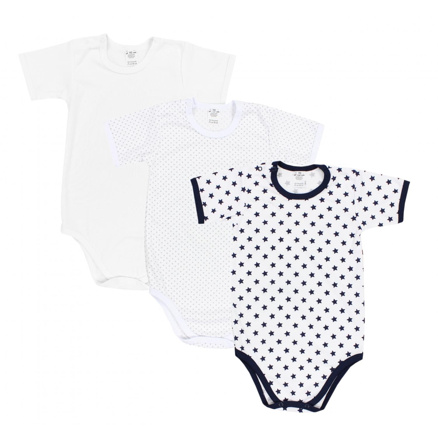 Kurzarmbody - 3er Set