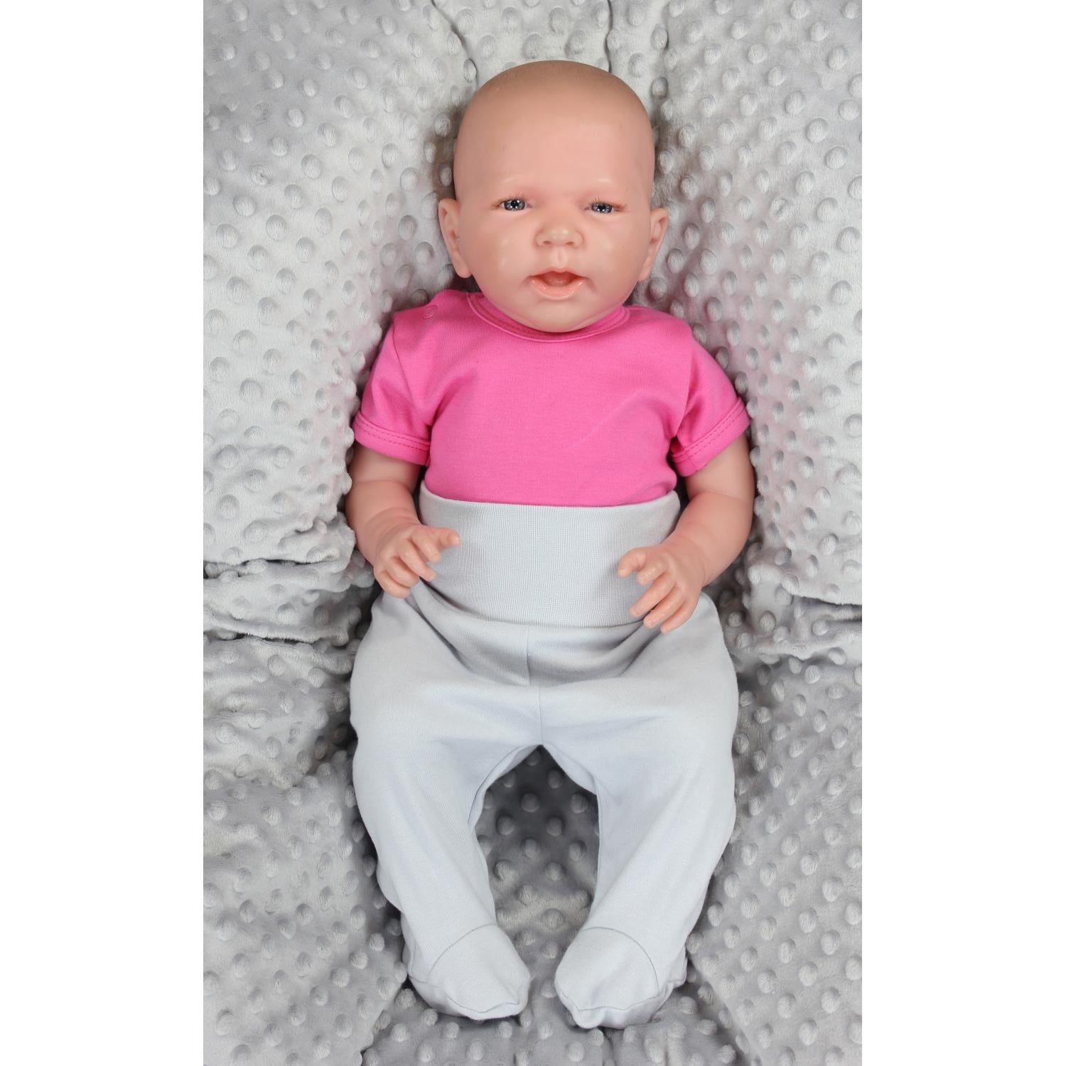 Baby Body Kurzarm in Unifarben - 5er Set