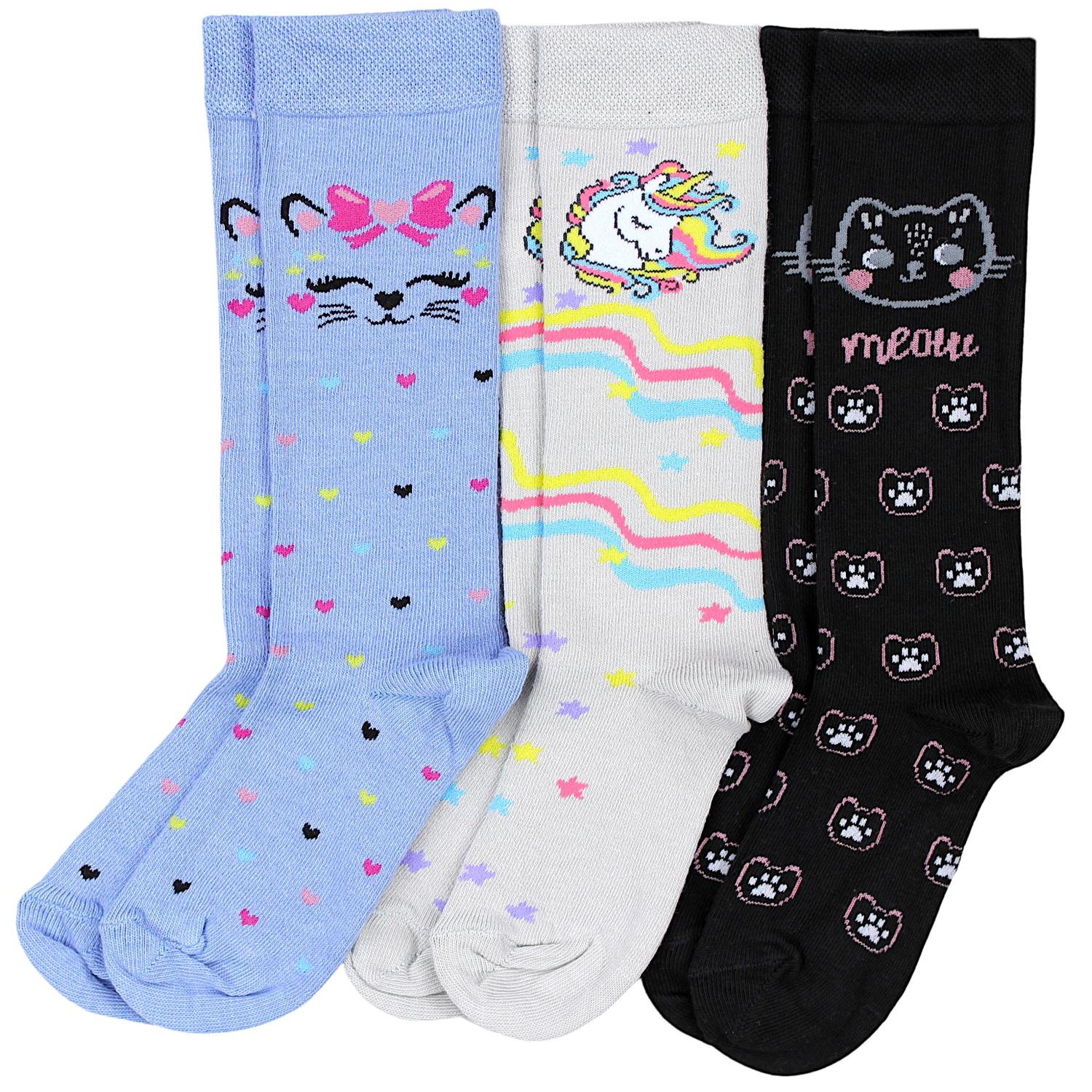 Socken Knielang - 3er Set