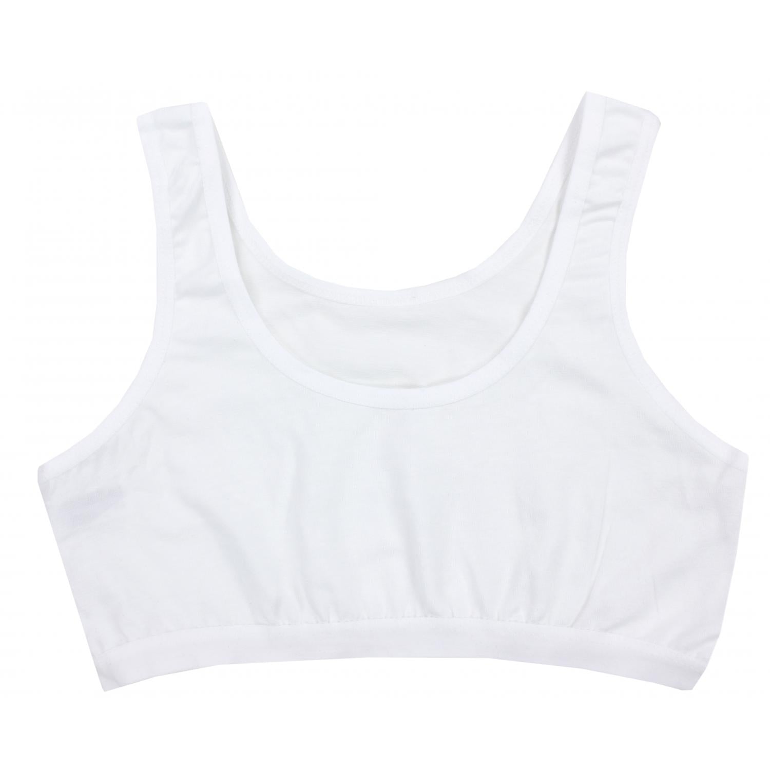 Mädchen Bustier breite Träger- 5er Set