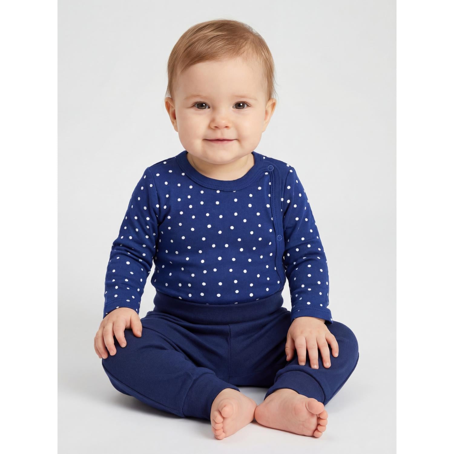 Langarm Wickelbody - 5er Set