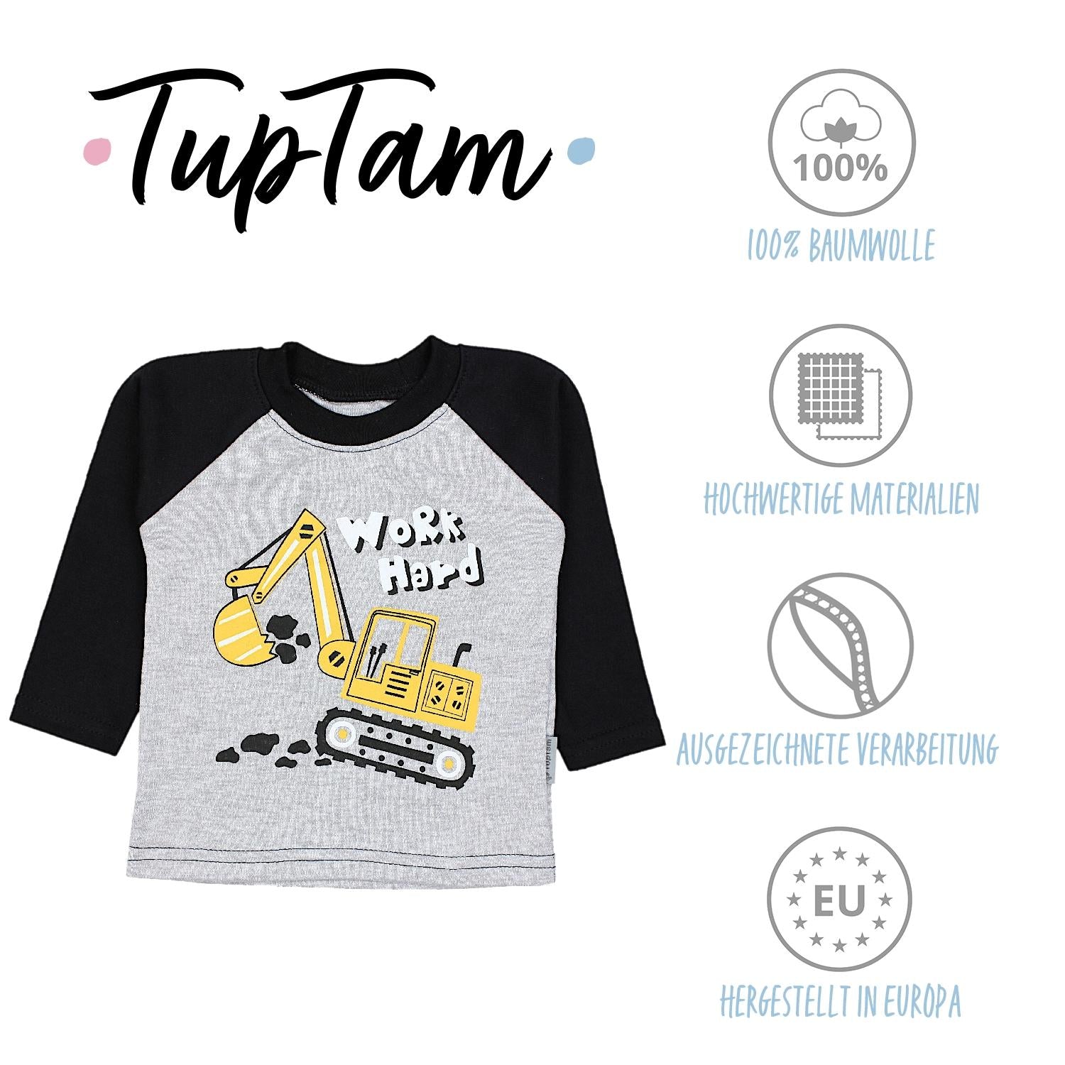 Langarmshirt - 5er Set