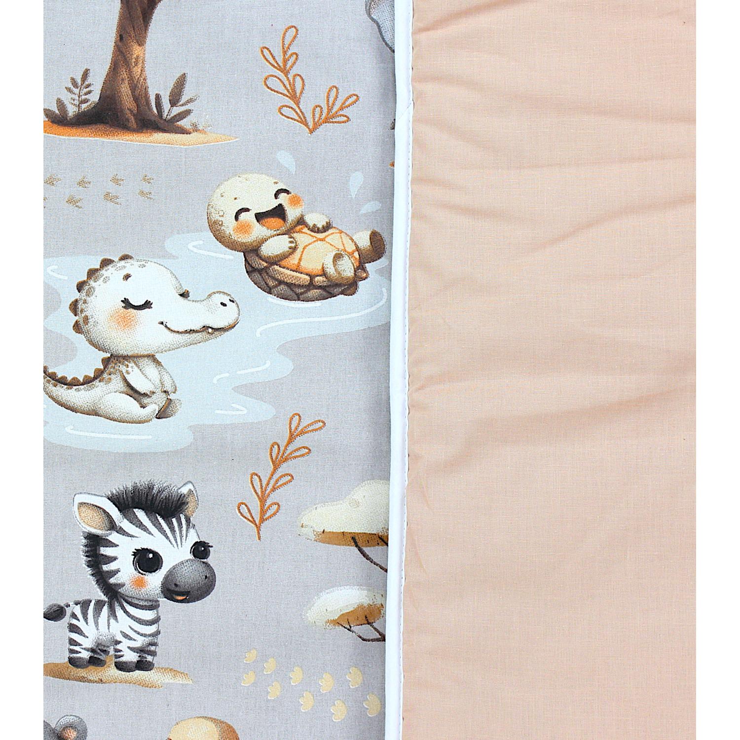 Gepolsterte XXL Krabbeldecke 120 x 120 cm