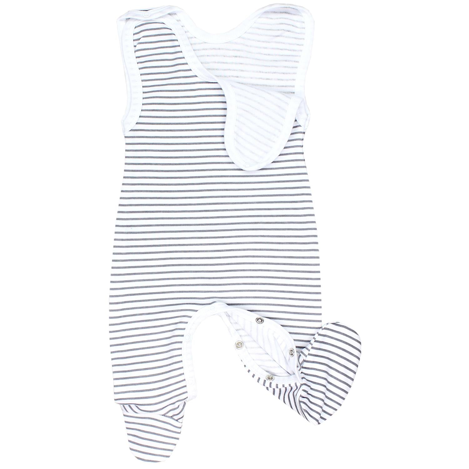 Strampler mit Aufdruck- 5er Pack