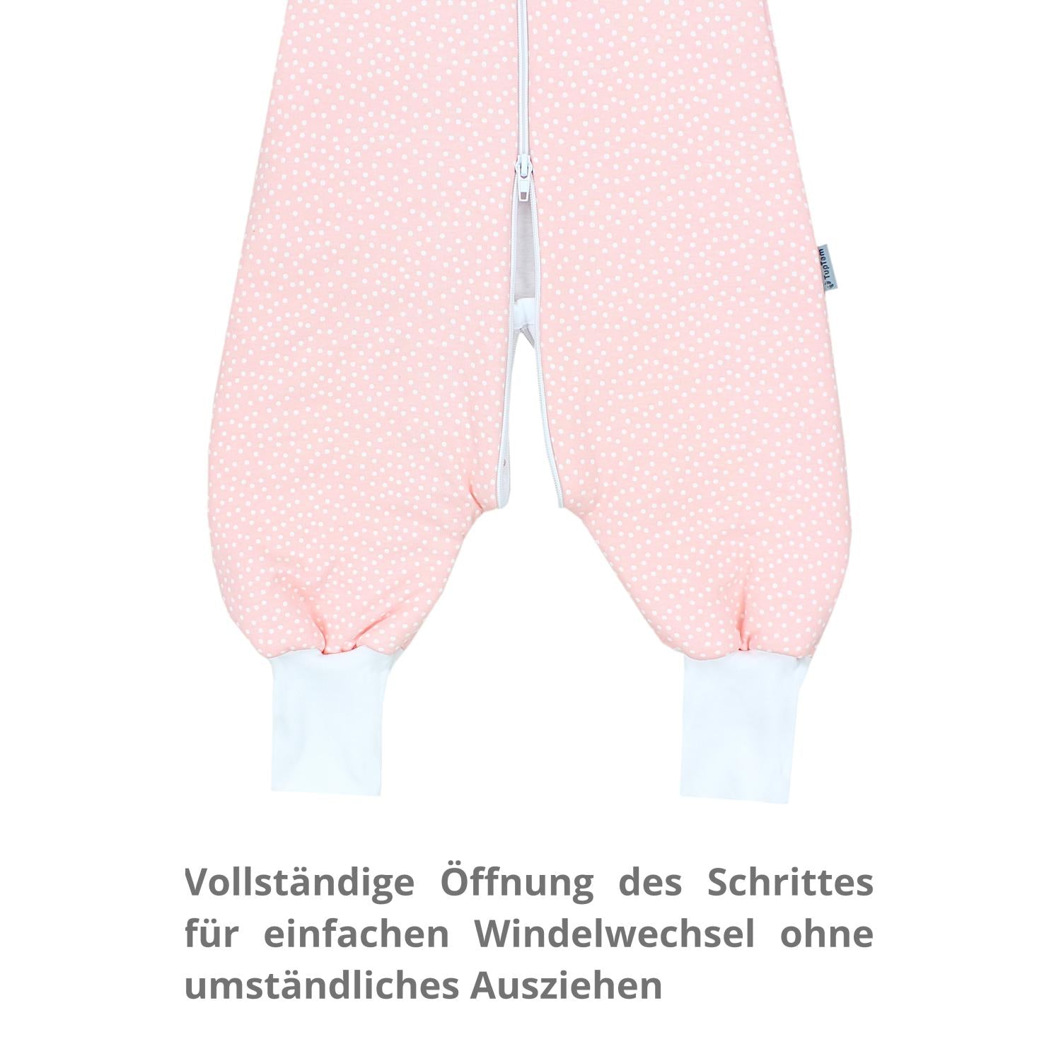 Baby Schlafsack mit Füßen Ganzjahresschlafsack 2,5 Tog