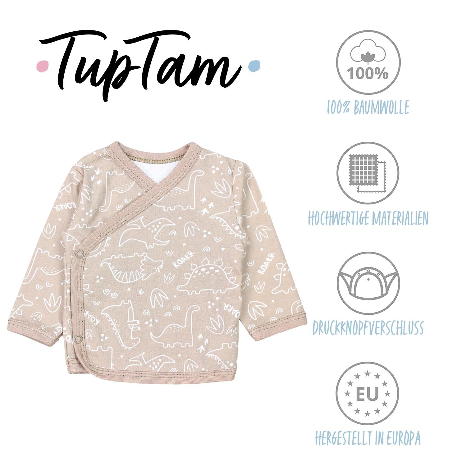 Langarm Wickelshirt - 5er Set