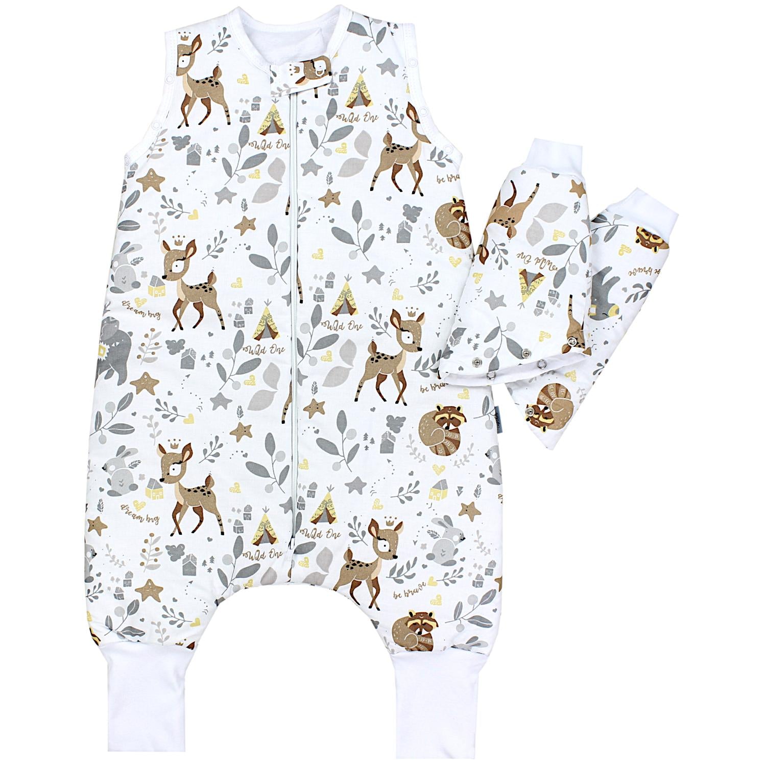 Schlafsack mit Beinen und Ärmeln, Winterschlafsack 2,5 TOG