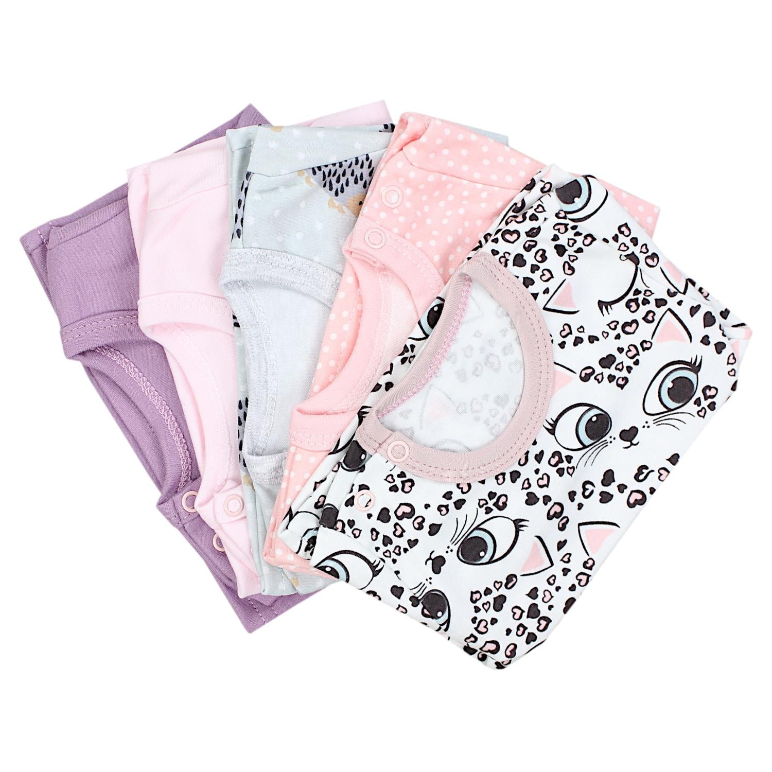 Baby Langarmshirt - 5er Set