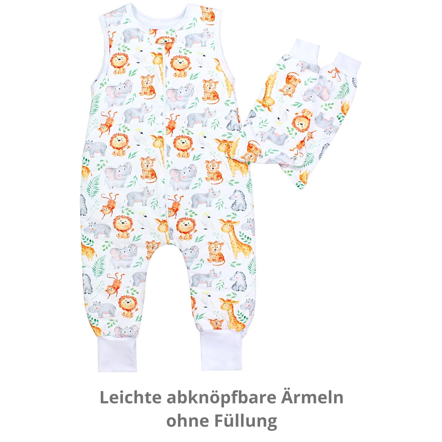 Baby Schlafsack Bio-Baumwolle 2.5 TOG mit Beinen und Armen