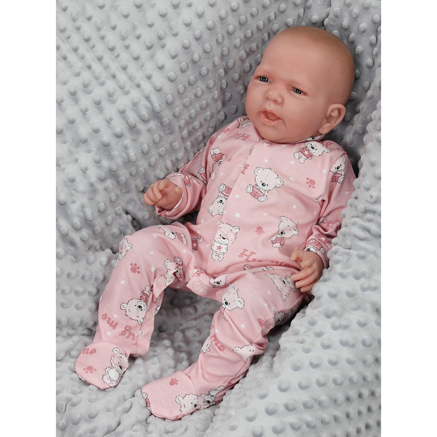 Schlafstrampler mit Fuß - 3er Set