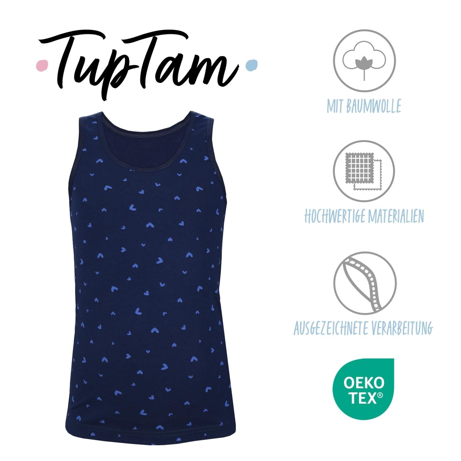 Unterhemd Ärmellos - 5er Set