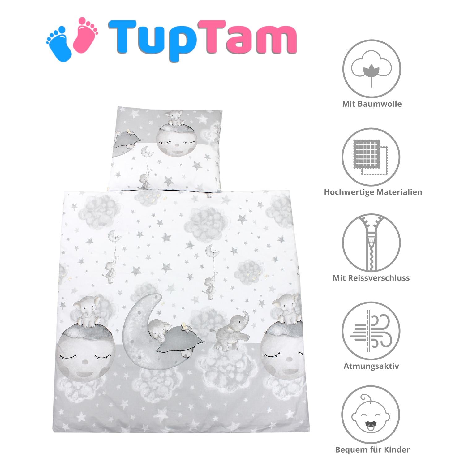 Bettdeckenset (4-teilig)