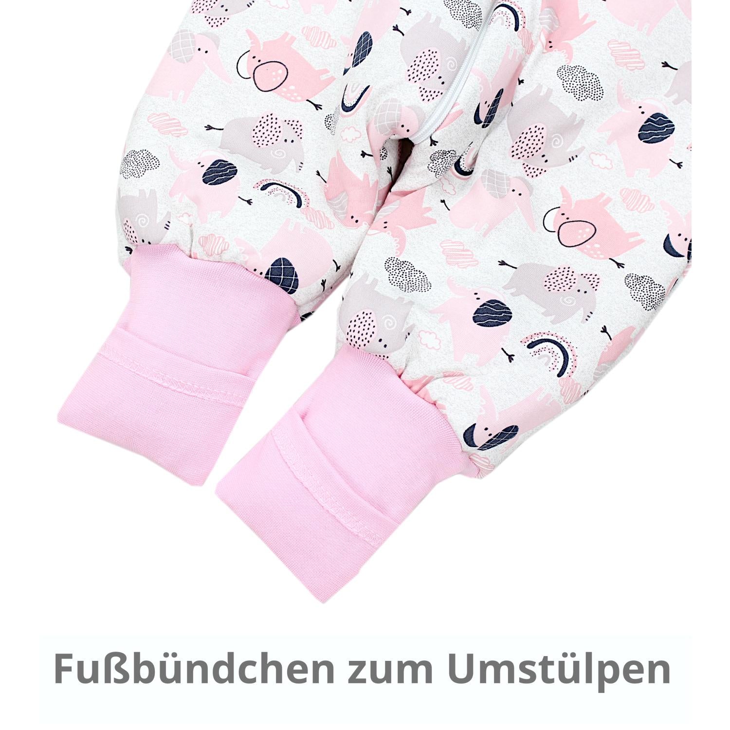 Baby Schlafsack mit Füßen Ganzjahresschlafsack 2,5 Tog