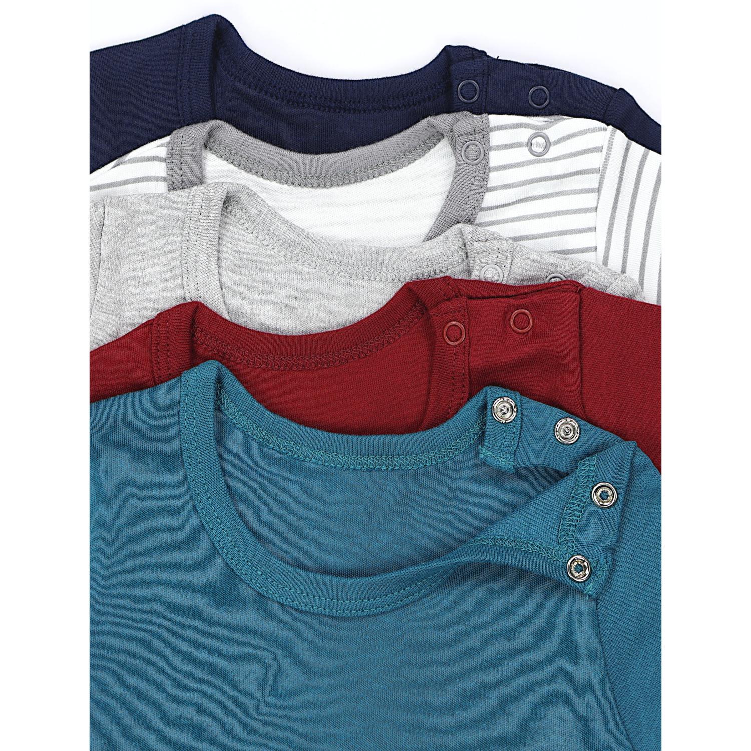 Langarmshirt - 5er Set