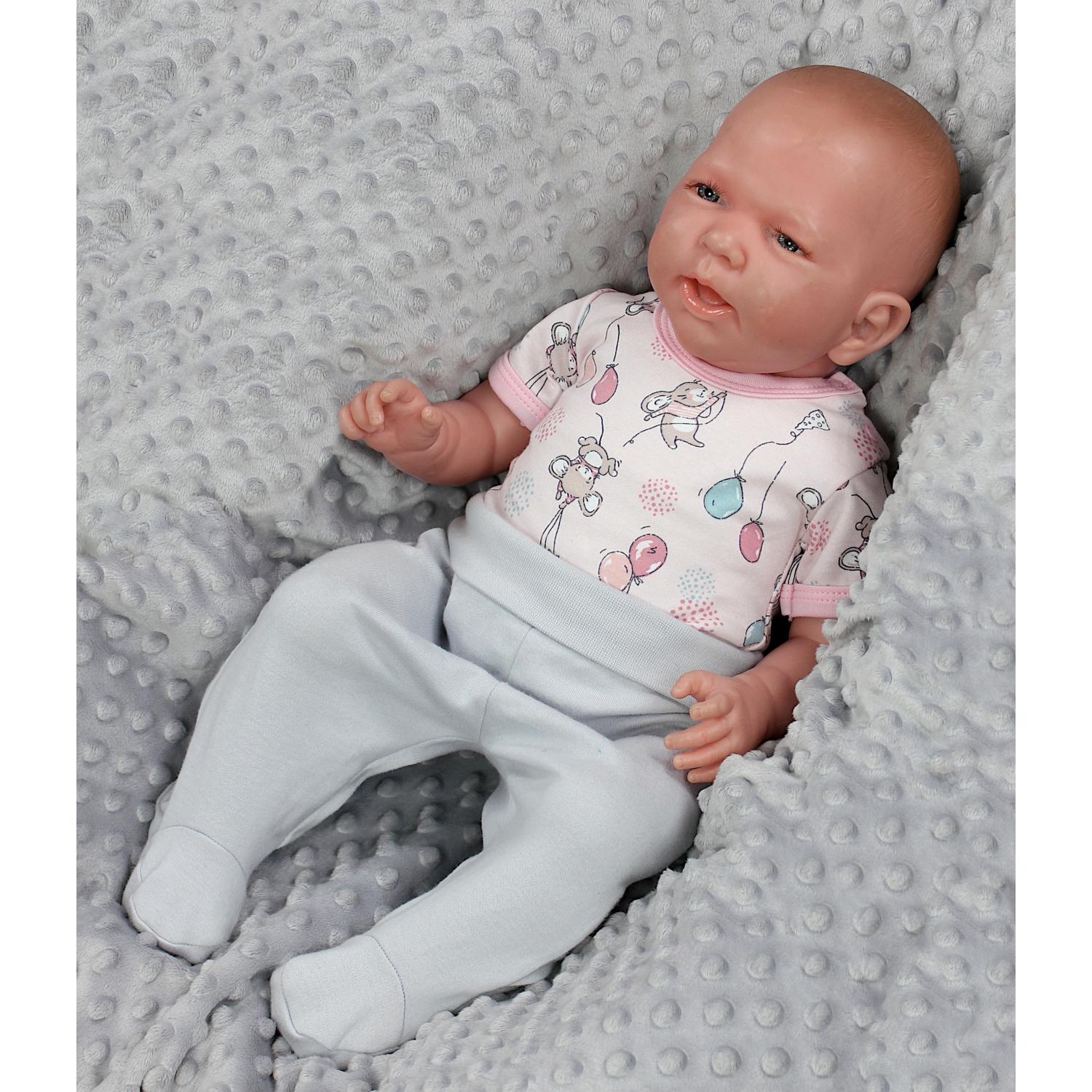 Baby Body Kurzarm in Unifarben - 5er Set