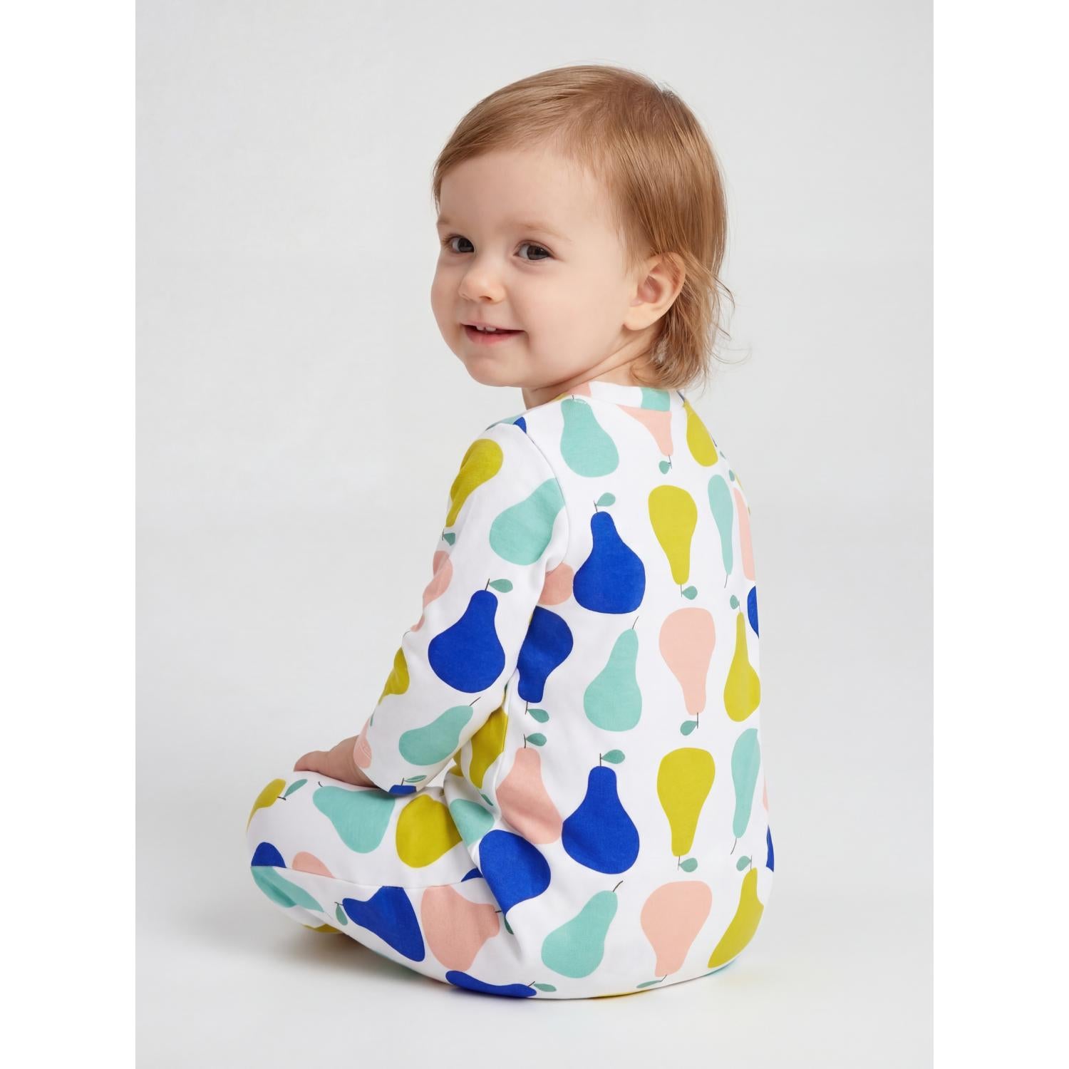 Schlafstrampler mit Fuß - 3er Set