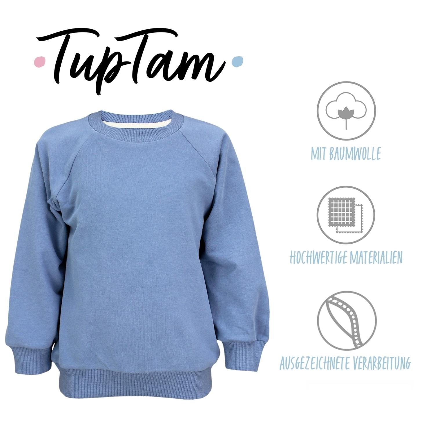 Sweatshirt Bio- Baumwolle