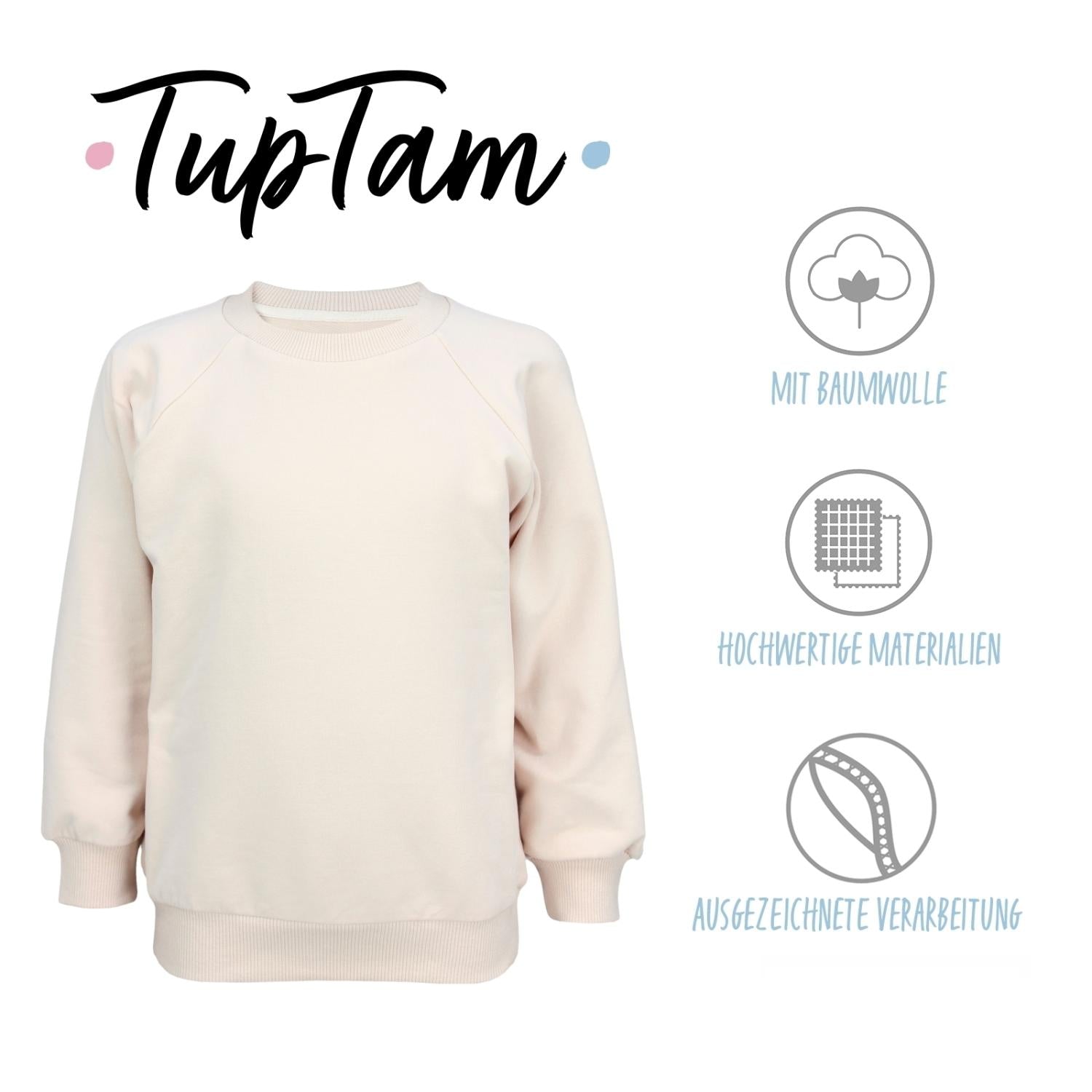 Sweatshirt Bio- Baumwolle