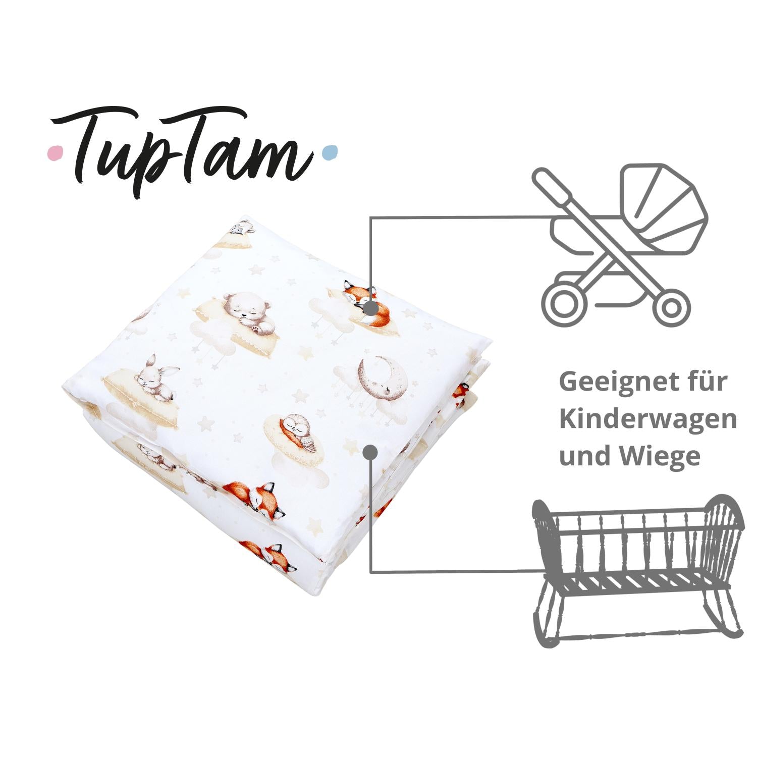 Bettdeckenset (4-teilig)