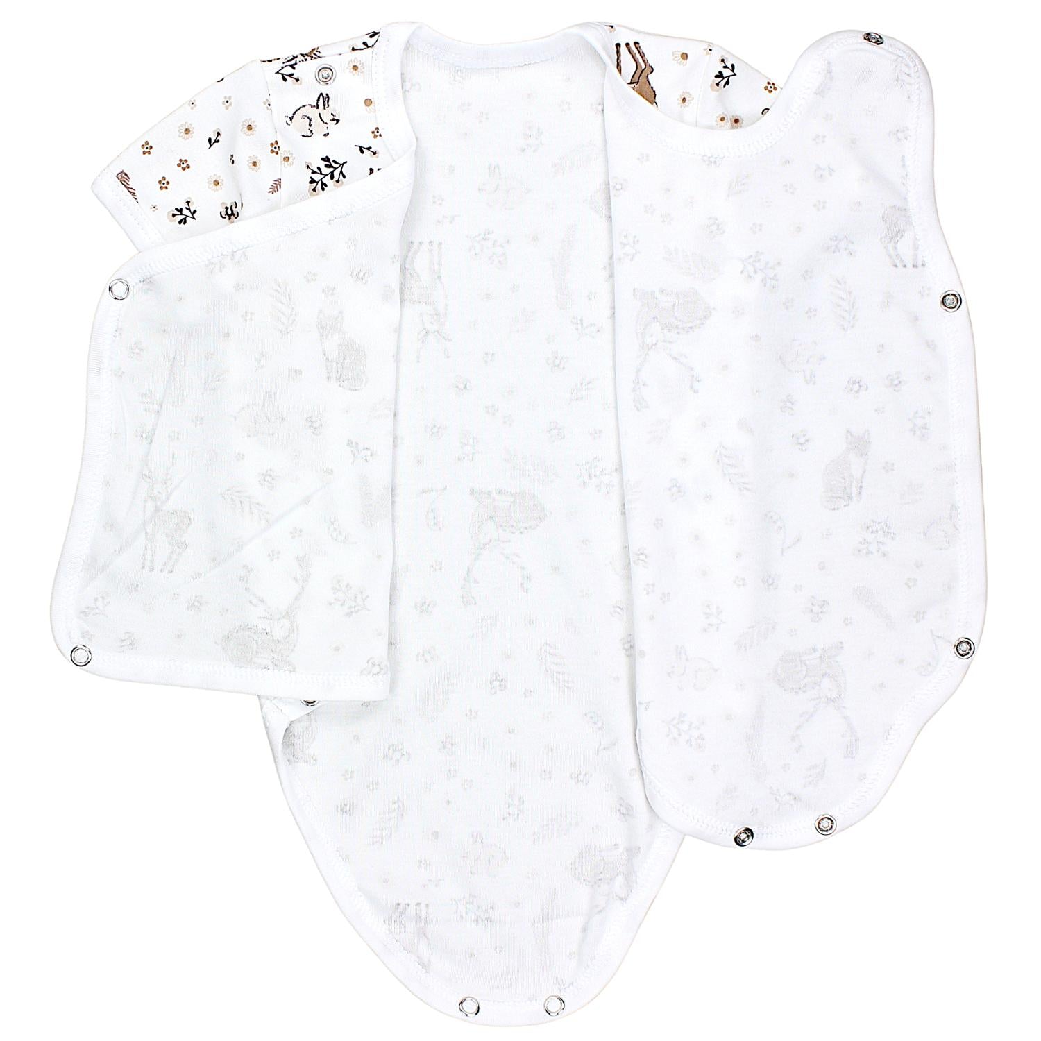 Baby Wickelbody Kurzarm - 5er Set