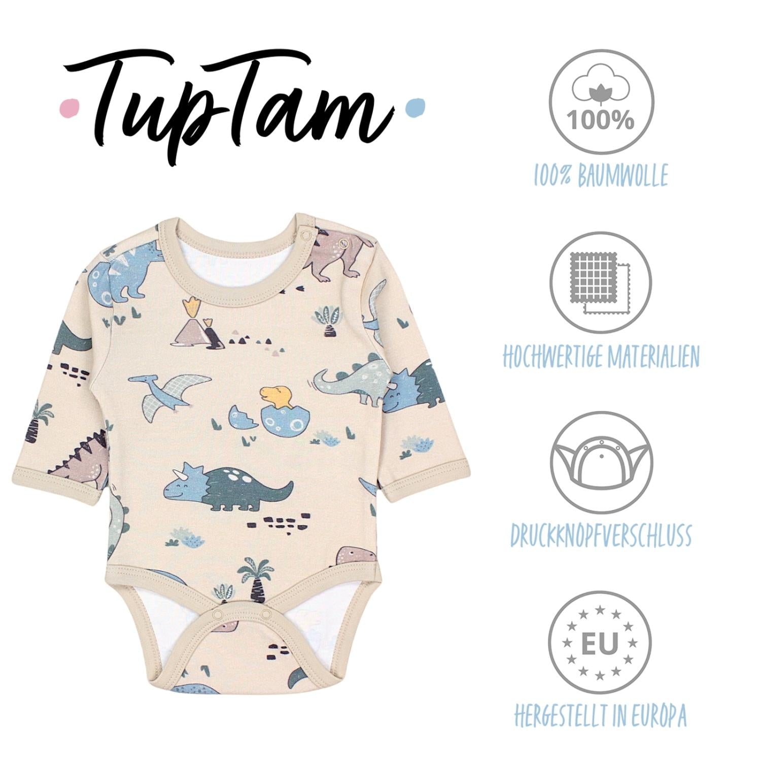 Langarmbody - 5er Set