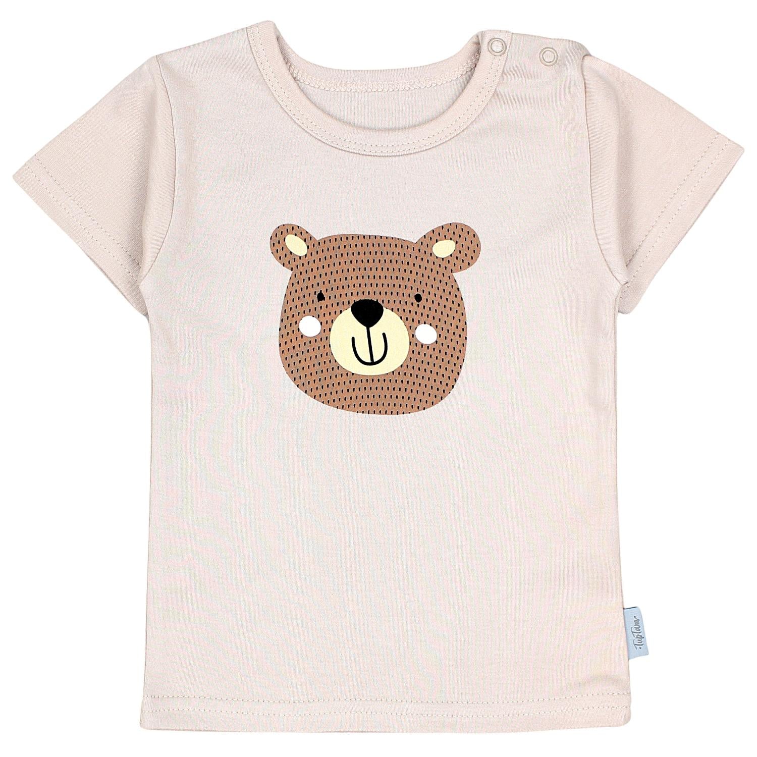 Kurzarm-Shirt mit Aufdruck - 5er Set