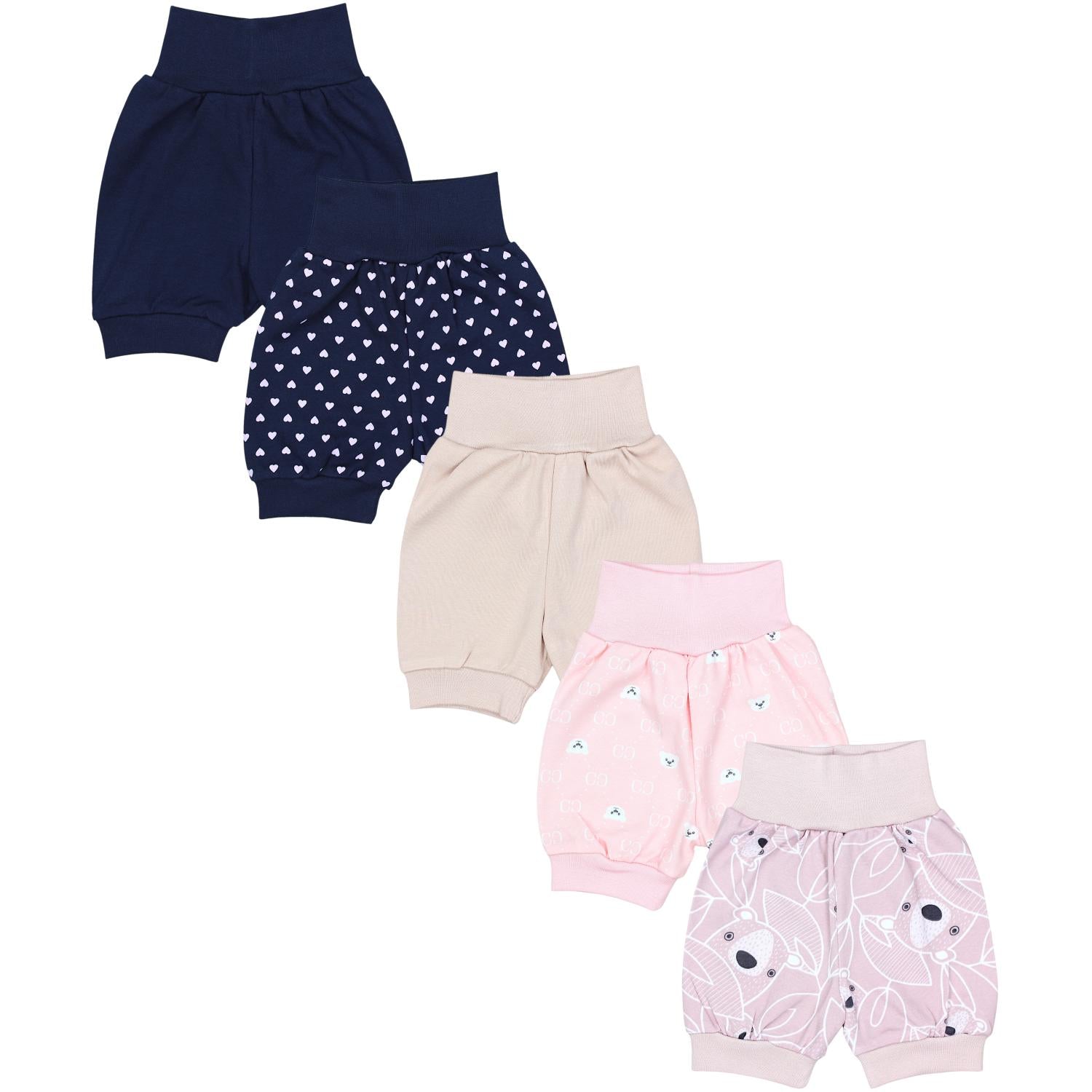 Pumphose kurz - 5er Set