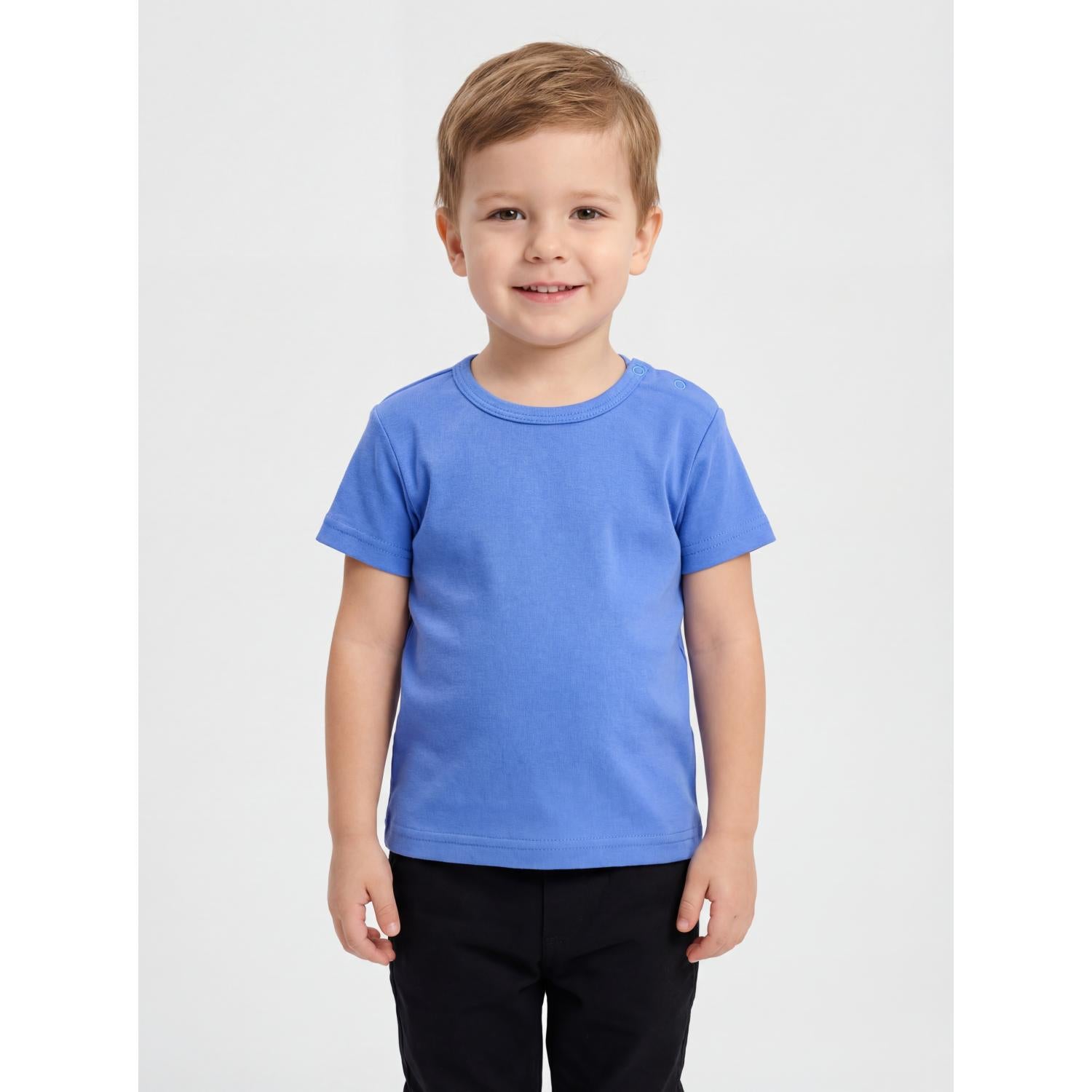 Kurzarm-Shirt mit Aufdruck - 5er Set