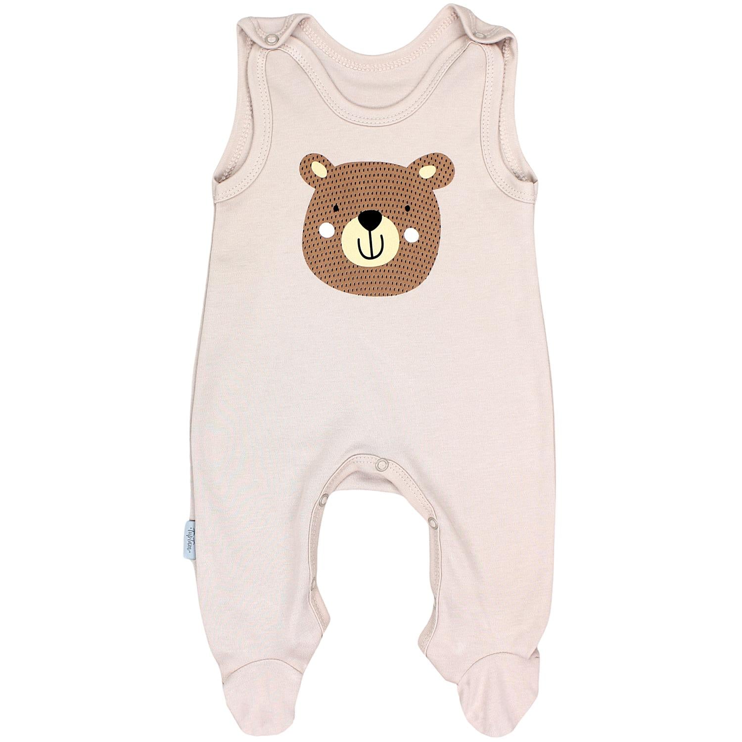 Strampler mit Aufdruck- 5er Pack